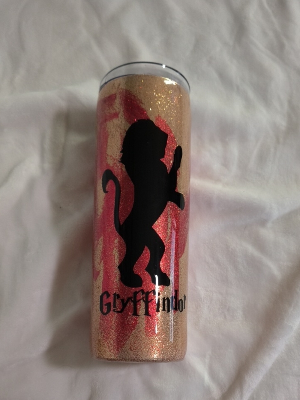 Glitter Tumbler - Red and Gold
